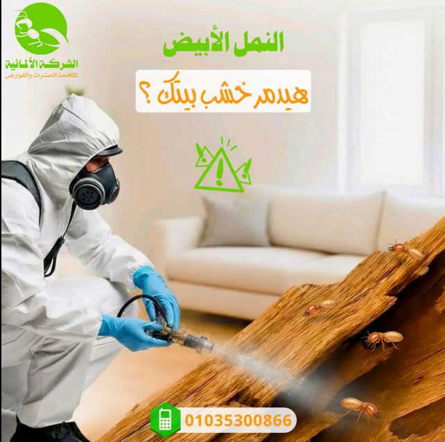 مكافحة النمل الأبيض - الشركه الالمانيه الاصليه
